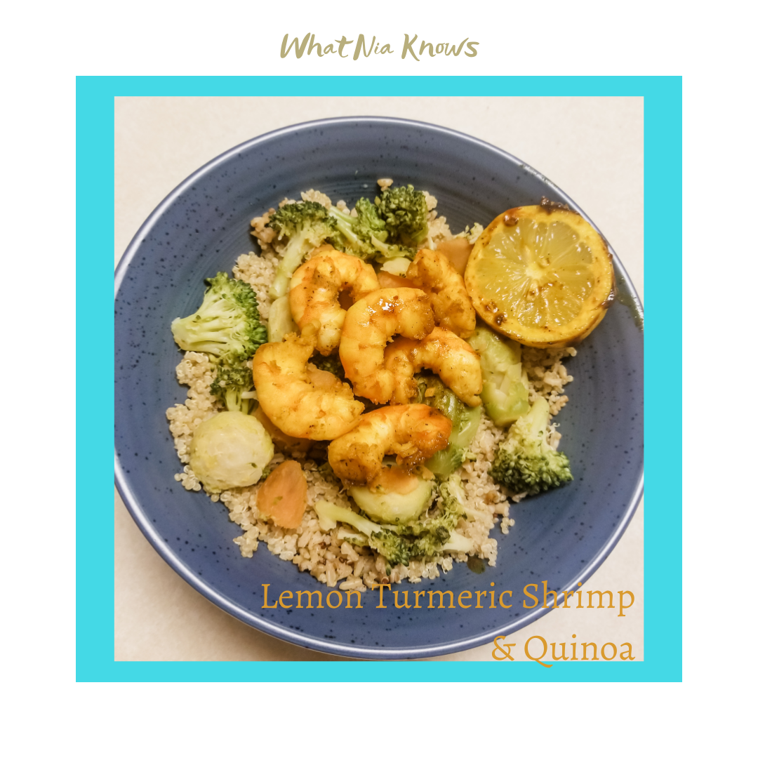 Easy Quinoa Recipe: Lemon Turmeric Shrimp
