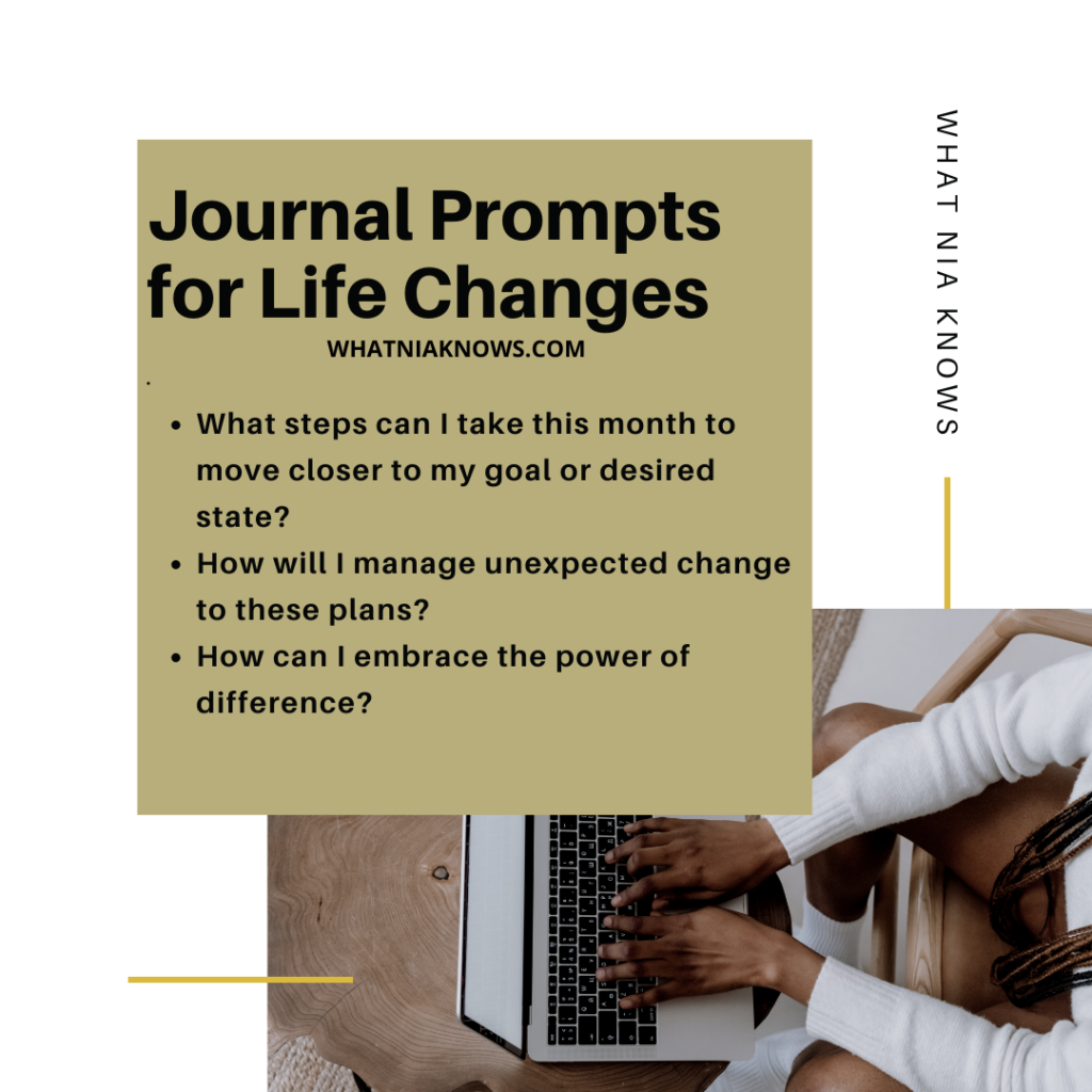 Journal Prompts to Manage Life Changes